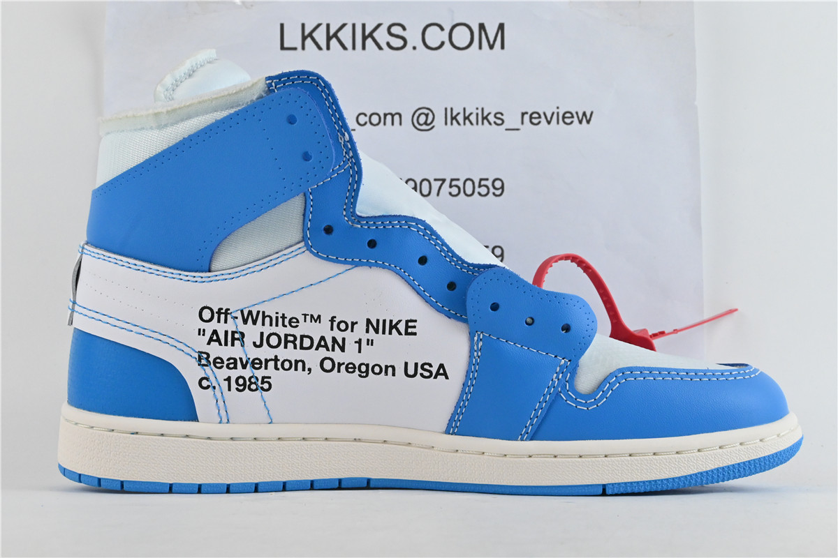 Jordan 1 Retro High Off-White University Blue
